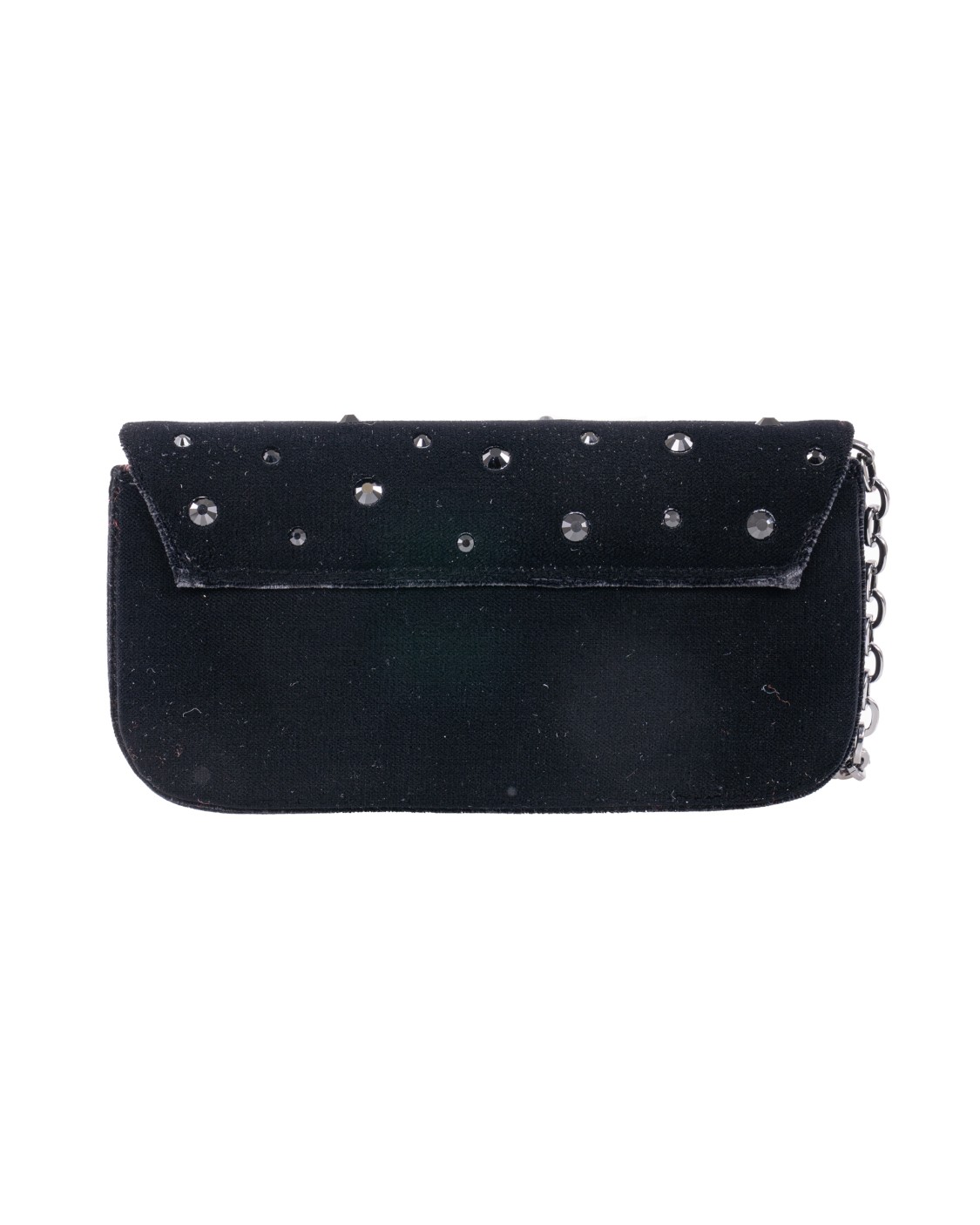 shop EMPORIO ARMANI  Borsina: Emporio Armani mini bag in velluto con strass e logo aquila in metallo.
Realizzata in velluto con strass in tono all over.
Tracolla catena.
Chiusura con flap e il logo metallico con iconica aquila frontale.
Tessuto: 100% poliestere; fodera: 95% poliestere, 5% elastan.
Dimensioni: 21 x 14 x 6 cm.
Strass all over.
Tracolla.
Fabbricata in Cina.. EW001492 AF14788-UC001 number 2064690